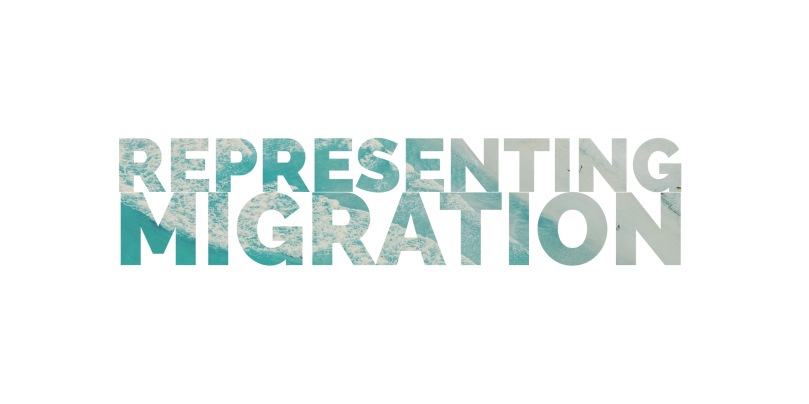 Representing migration logo